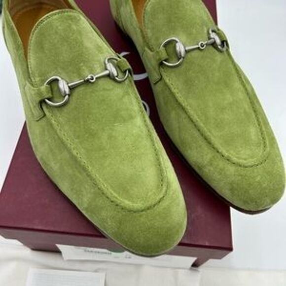 Men's Gucci, jordaan horse bit loafers size 11 fits 12 US made in Italy - Picture 4 of 13